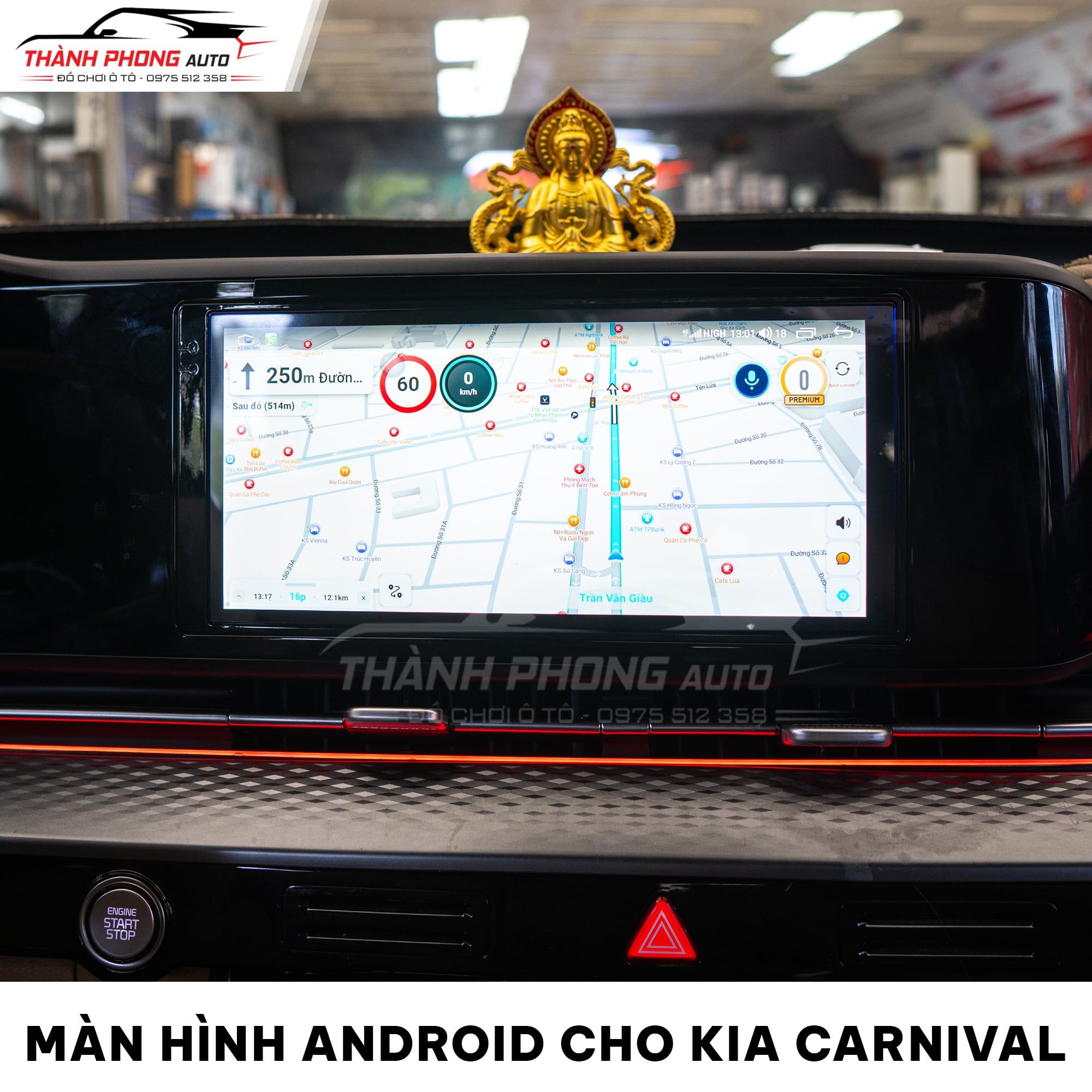  Kia Carnival Lắp Màn Hình Android Thông Minh 