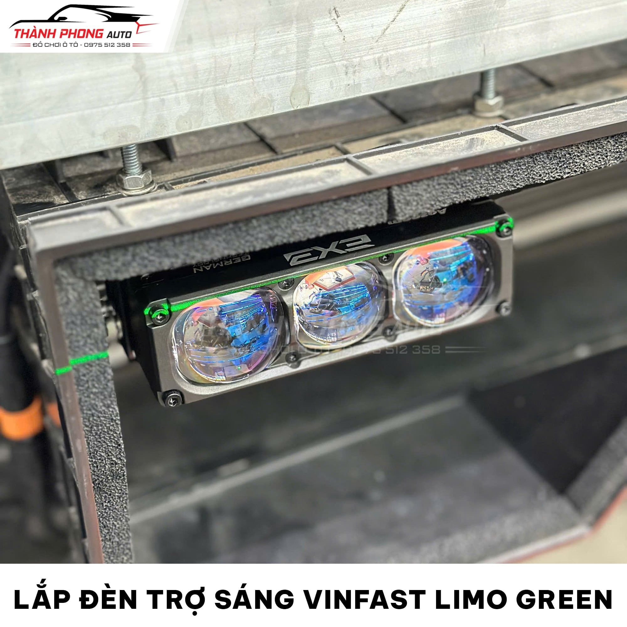  Lắp Đèn Trợ Sáng Cho Xe VinFast Limo Green 