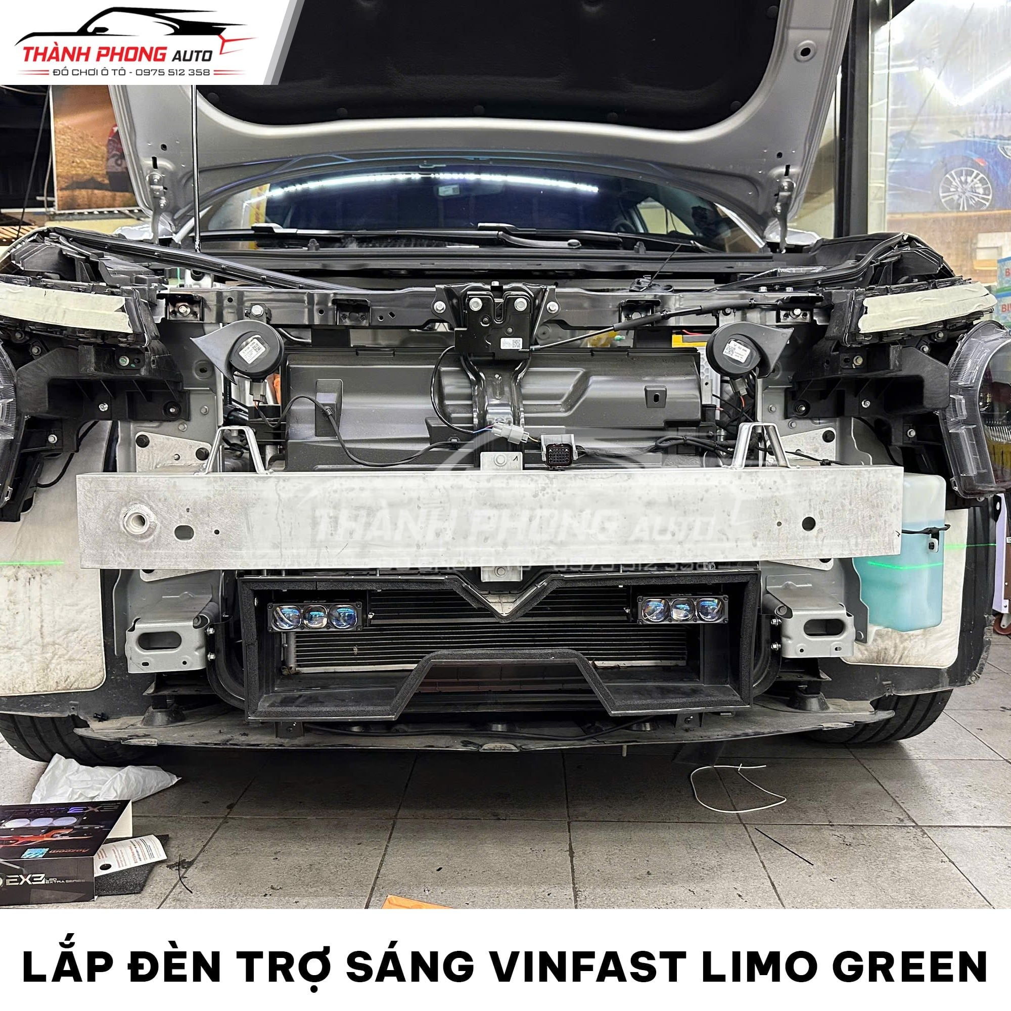  Lắp Đèn Trợ Sáng Cho Xe VinFast Limo Green 