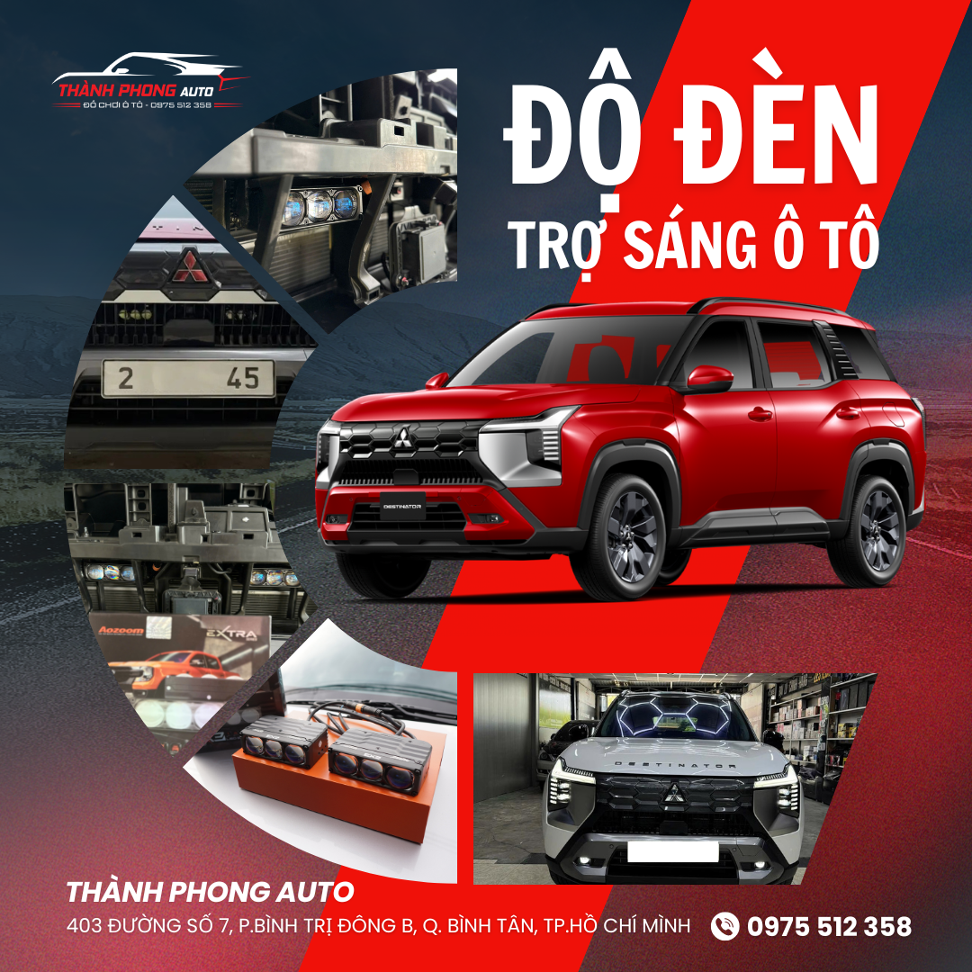  Mitsubishi Destinator Lắp Đèn Trợ Sáng - Giải Pháp Tăng Cường Tầm Nhìn Khi Đi Đêm 