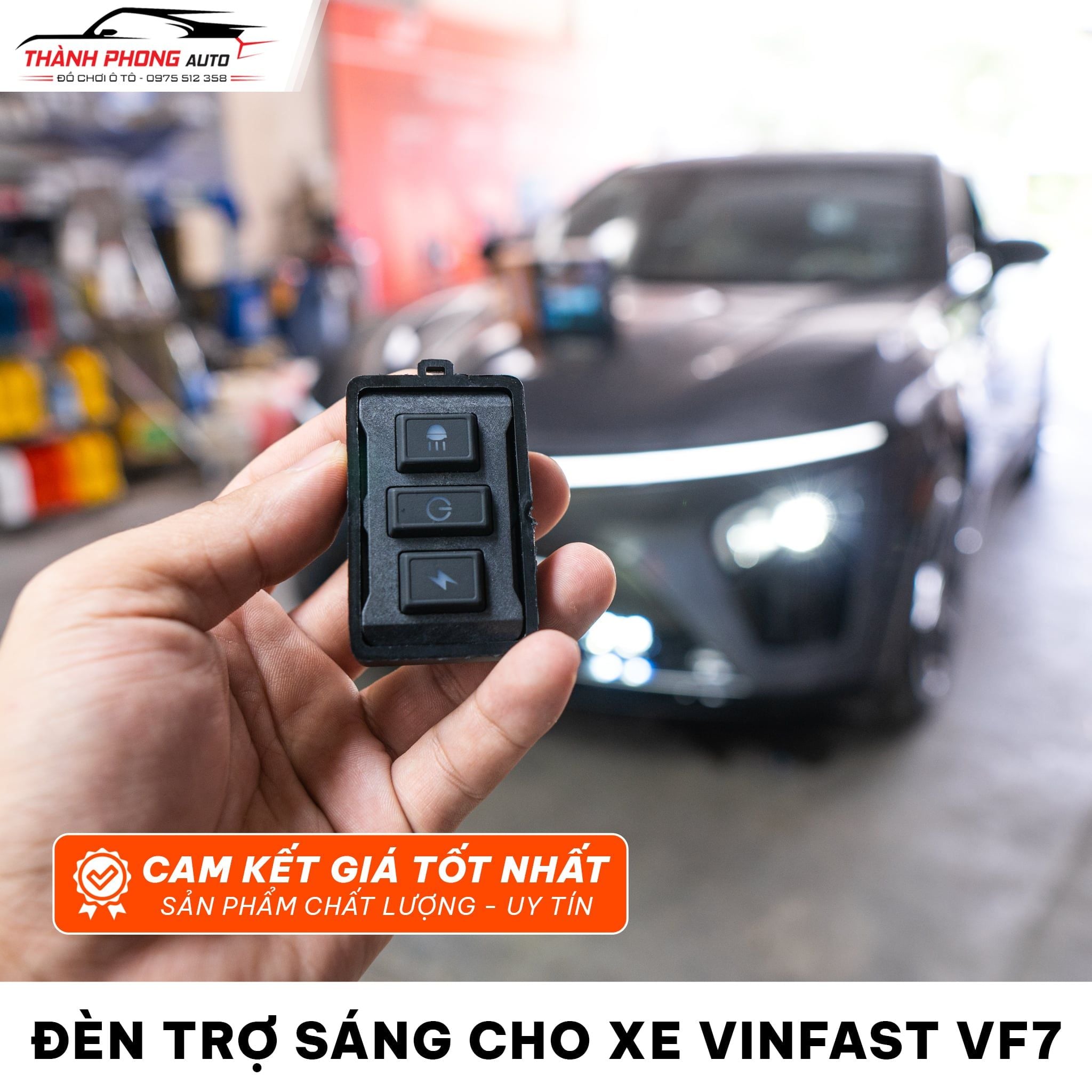  Nâng Cấp Đèn Trợ Sáng Cho VinFast VF7 - Sáng Mạnh, An Toàn, Giữ Zin 