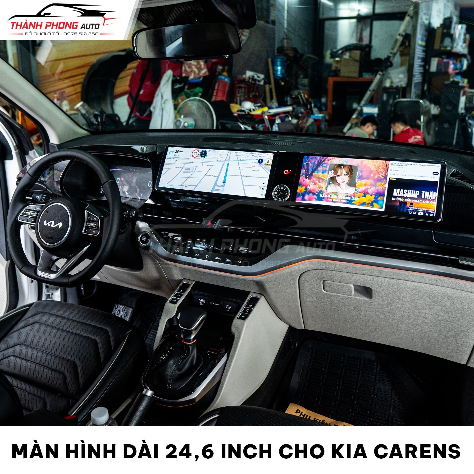  Màn Hình Ô Tô 24,6 inch cho xe Kia Carens 