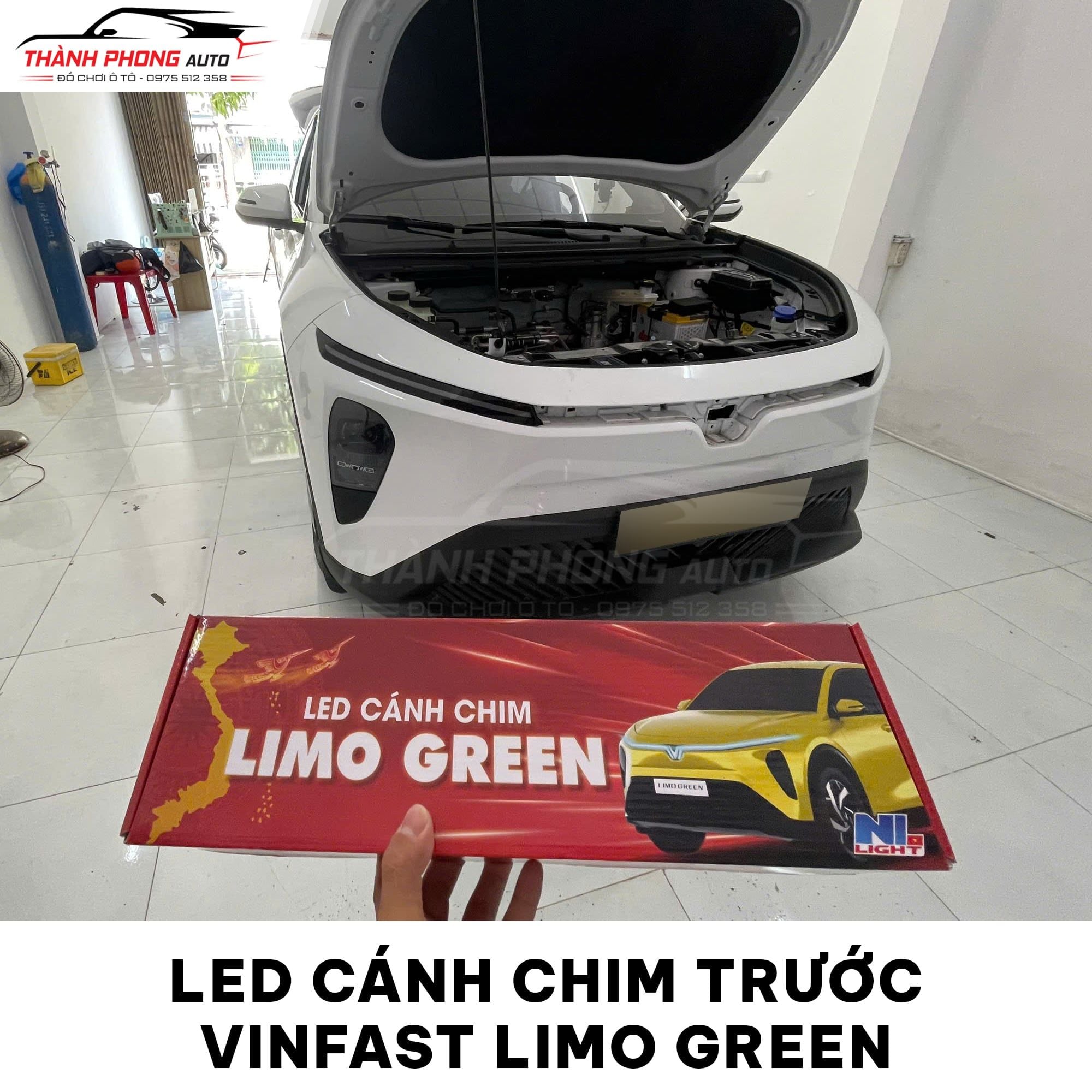  Led cánh chim trước cho Vinfast Limo Green 
