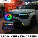  Led mí chữ Y cho xe Kia Carens 