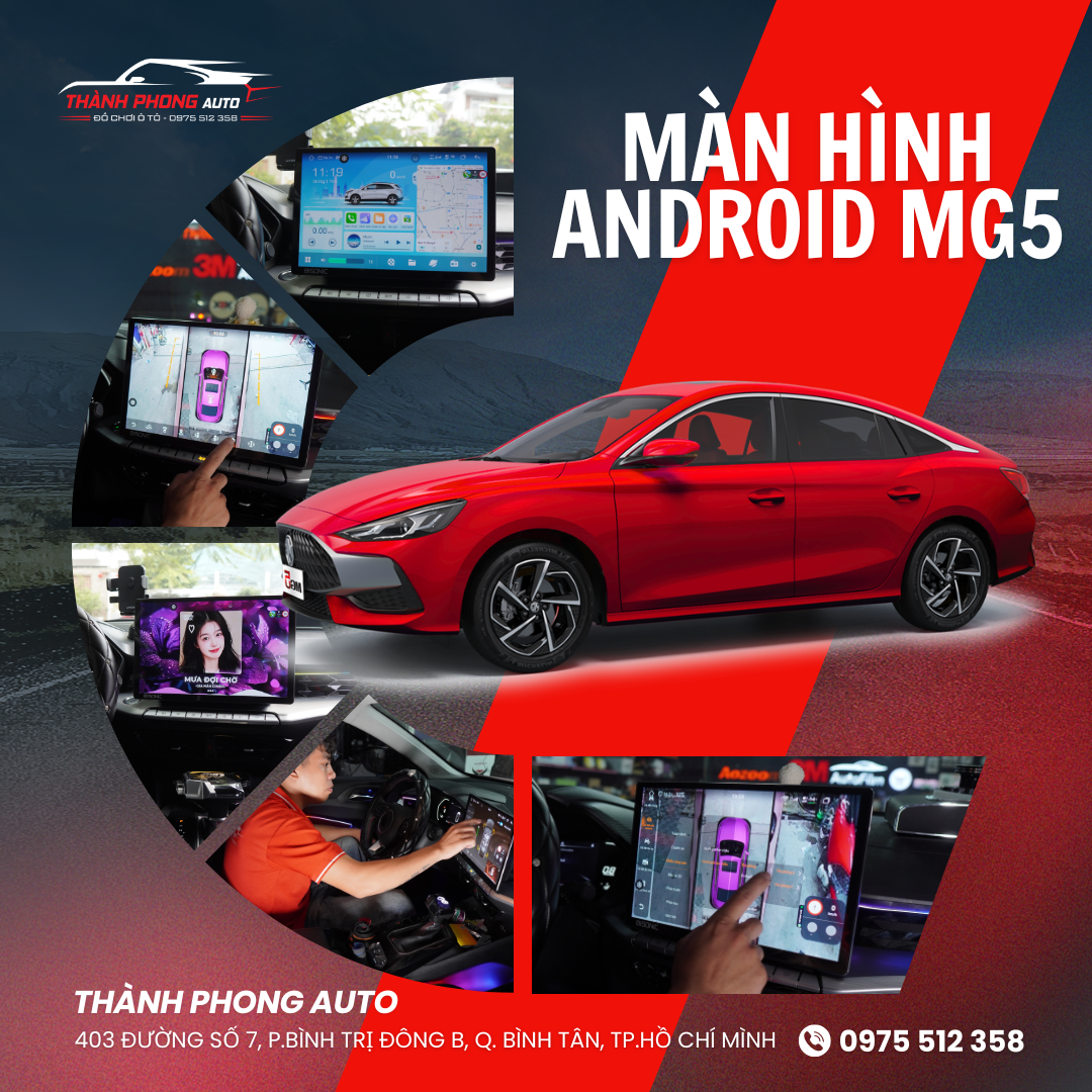  Lắp Màn Hình Android 13 Inch Cho MG5 Lux 
