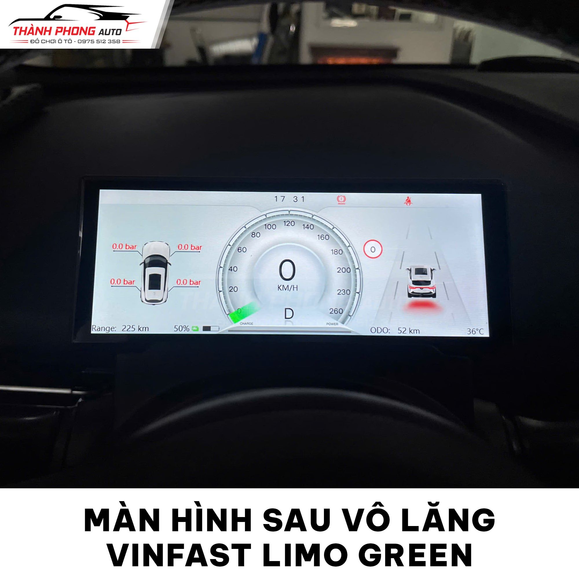  Màn Hình ODO Sau Vô Lăng Cho Vinfast Limo Green 
