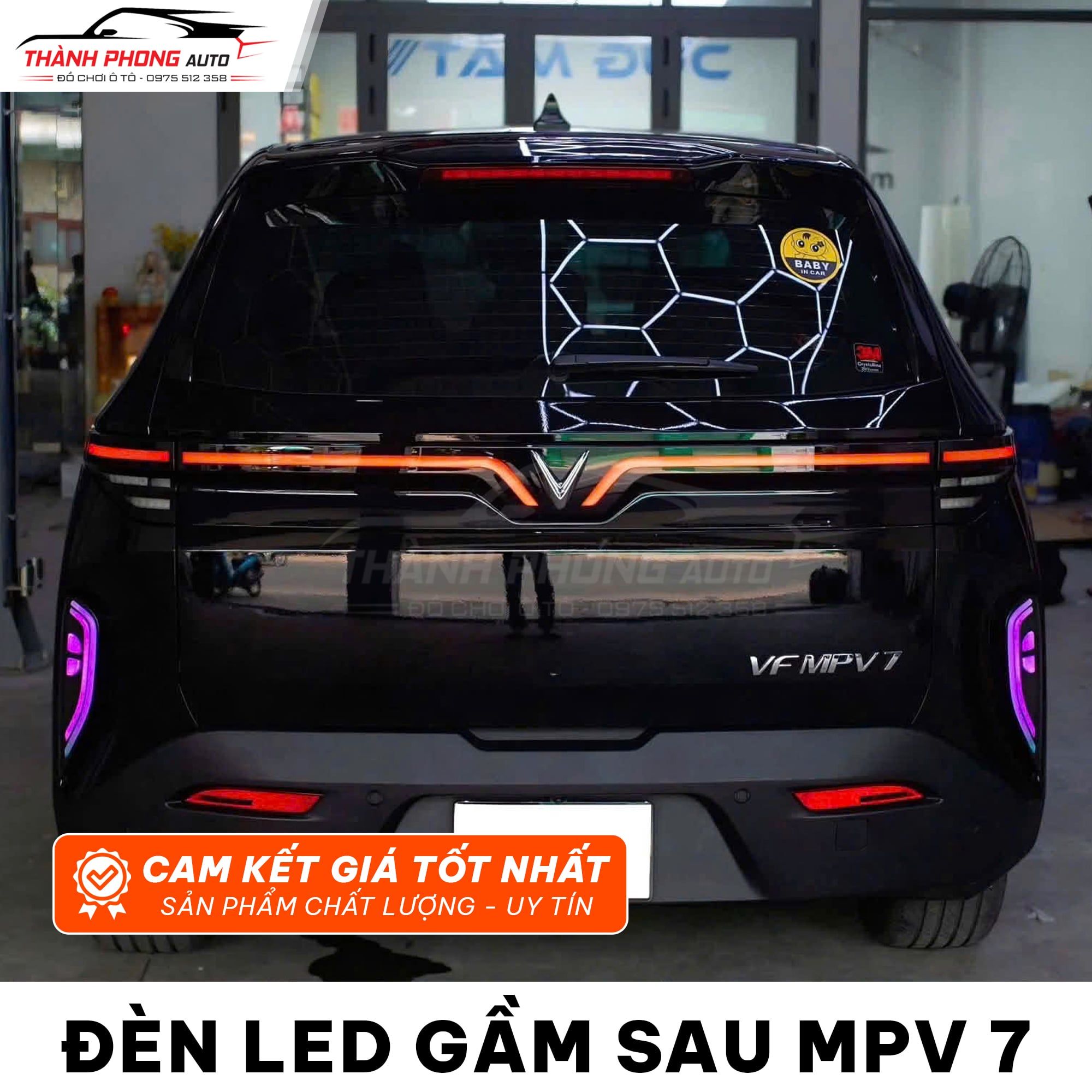  Đèn Led Gầm Sau Cho Xe MPV 7 