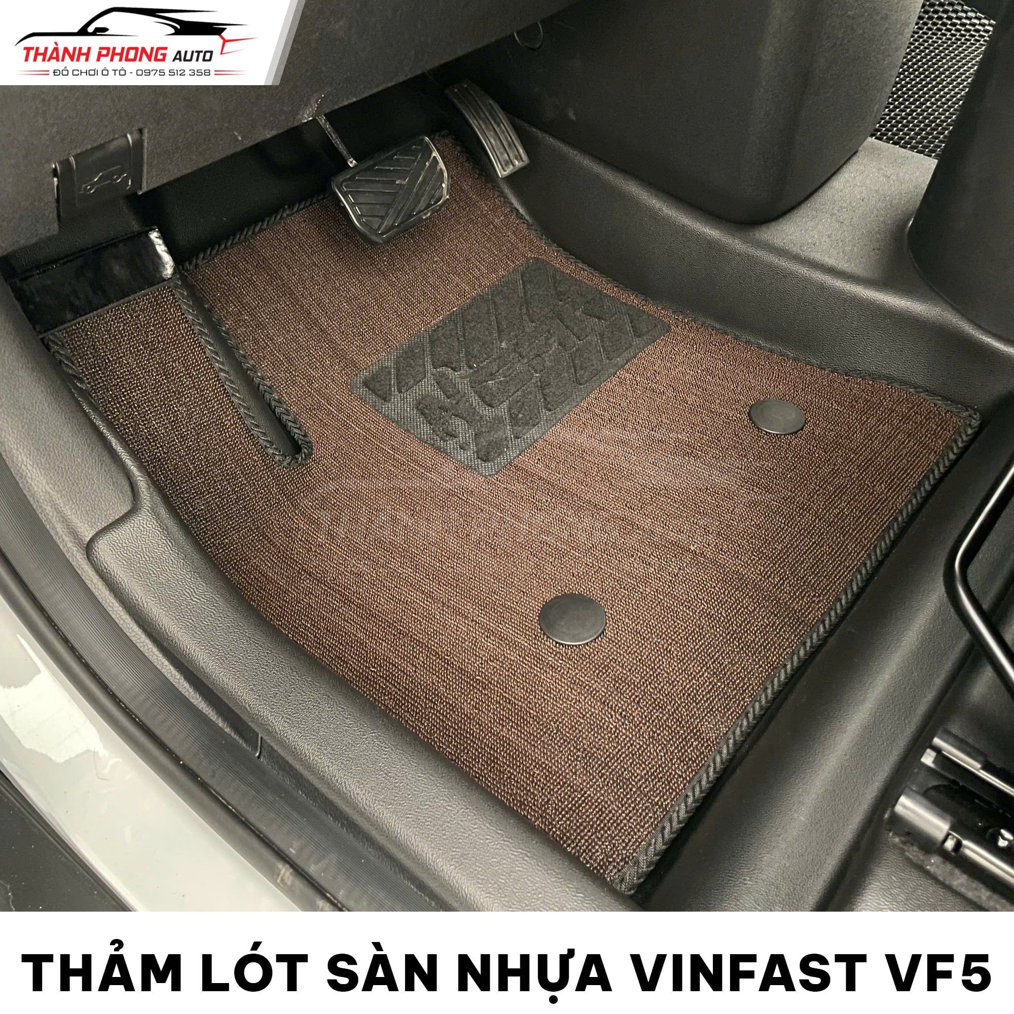  Thảm Lót Sàn Tràn Viền Bậc Cửa Vinfast VF5 Nhựa TPE 