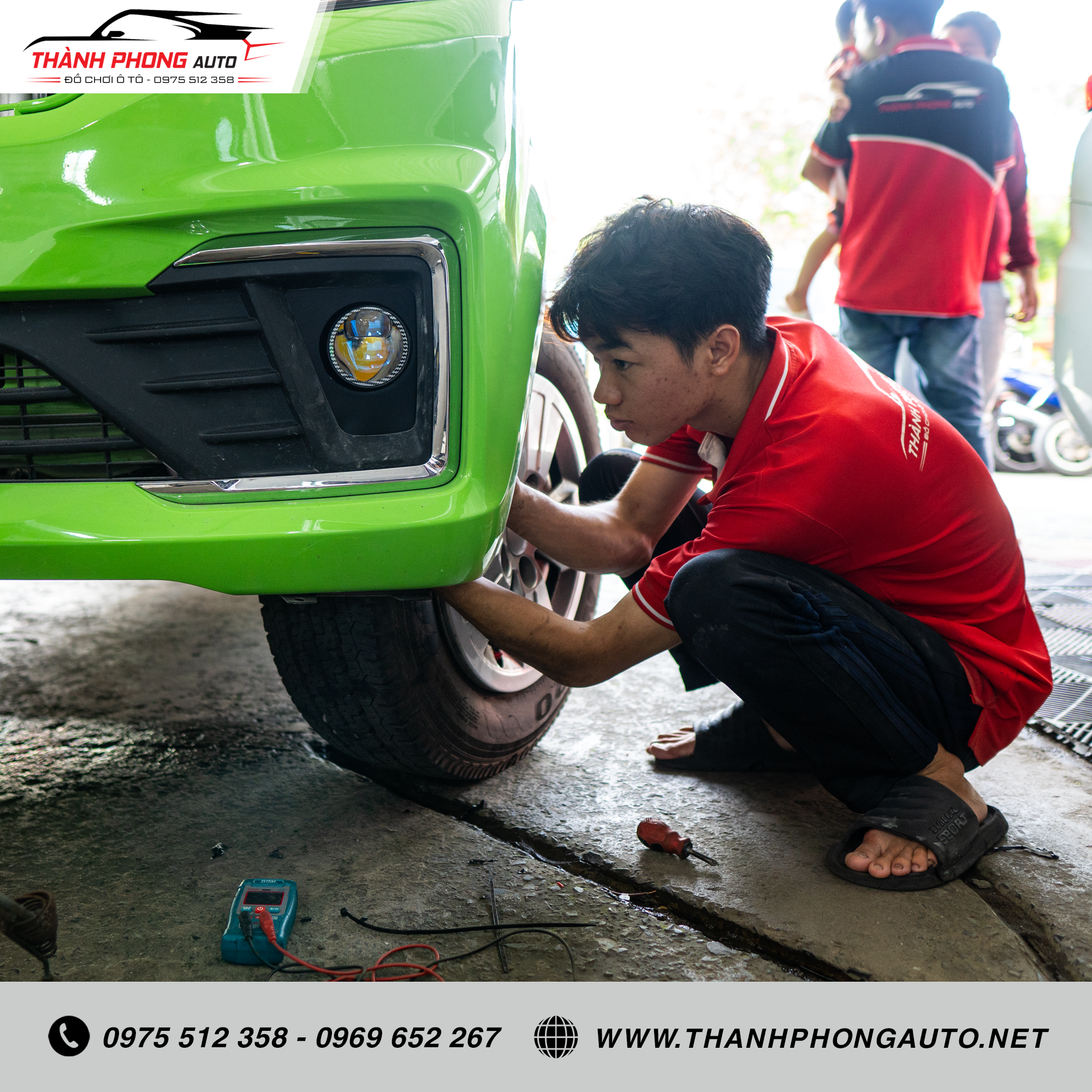  Thaco TF480 Độ Bi Gầm Tăng Sáng 