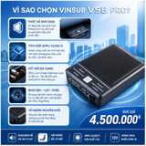  Loa Sub Điện Gầm Ghế Ô Tô Vinsub VS-8 Pro Chính Hãng 