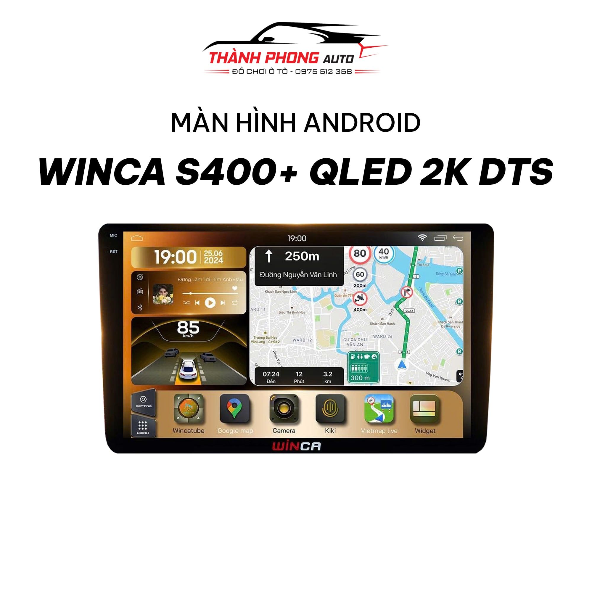  Màn Hình Android Winca S400+ QLED 2K DTS 