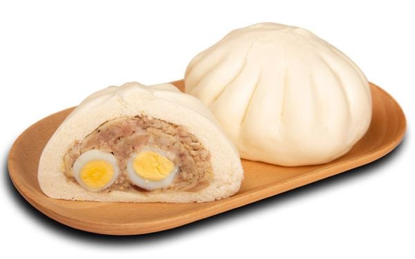 Bánh bao thịt heo 2 trứng cút 600g