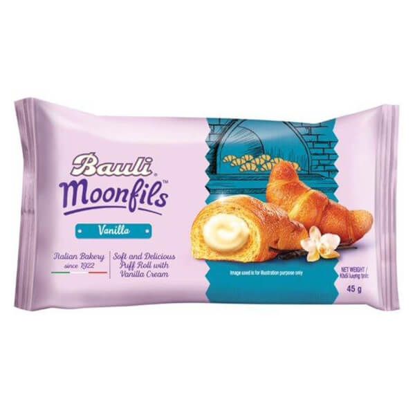 Bánh croissant Bauli nhân kem vani 45g