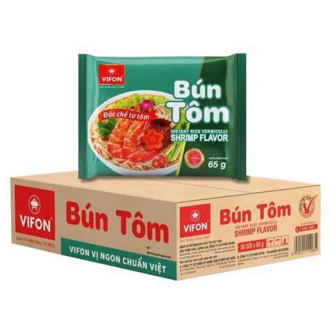 Bún tôm Vifon 30x65g - THÙNG