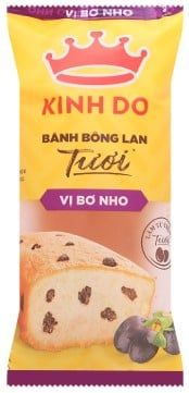 Bánh bông lan tươi bơ nho Kinh Đô gói 38g