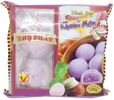 Bánh bao không nhân khoai môn 300g