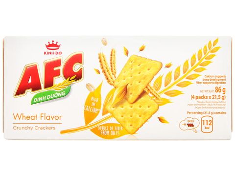 Bánh cracker lúa mì AFC hộp 86g