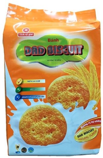 Bánh Dad Biscuit vị sữa 180g