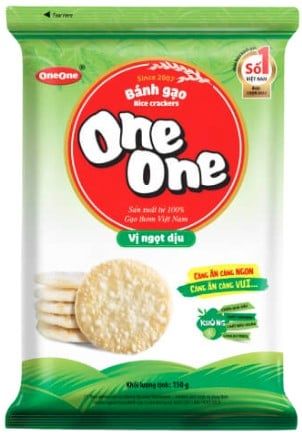 Bánh gạo vị ngọt dịu One One gói 230g