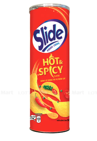 Bánh lát khoai tây Slide cay 90g