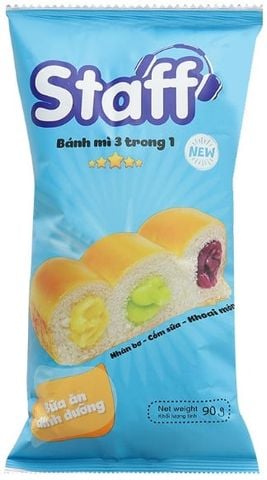 Bánh mì Staff 3in1 90g