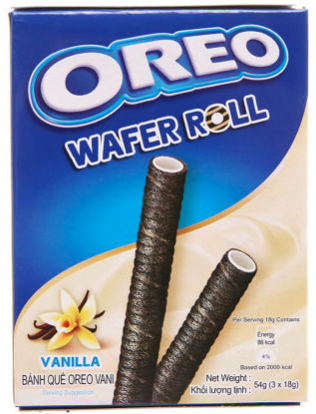 Bánh quế Oreo vani 54g