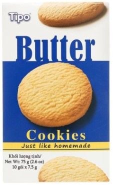 Bánh Tipo cookies bơ 75g