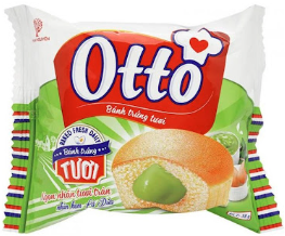 Bánh trứng tươi Otto kem lá dứa 35g