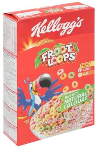 Bánh ăn sáng Kelloggs Froot Loops 150g