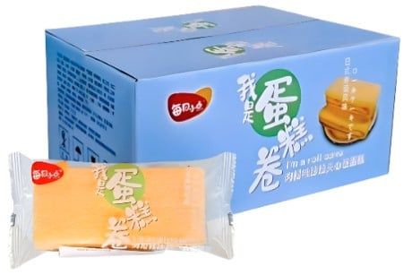 Bánh bông lan cuộn nhân salad chà bông Mr.x Dim 80g