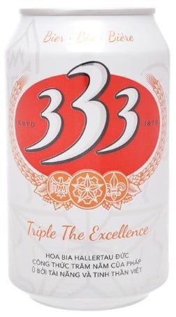 Bia 333 330ml lon