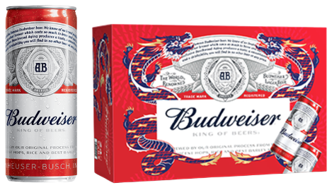 Bia Budweiser Sleek lon 24x330ml