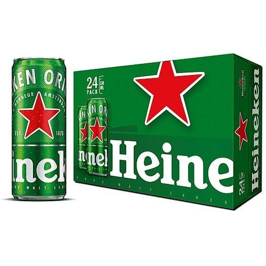 Bia Heineken lon cao 24x330ml - thùng