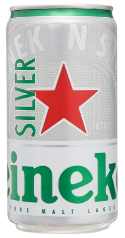 Bia Heineken silver lon 250ml