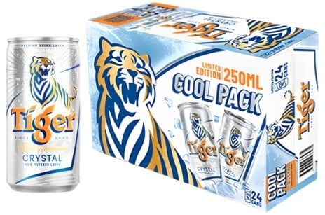 Bia Tiger Crystal lon 24x250ml_Thùng
