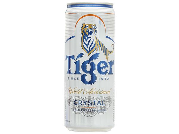 Bia Tiger Crystal lon 330ml