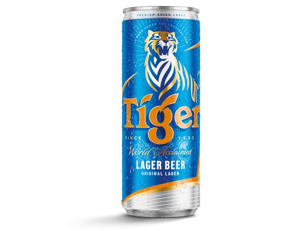 Bia Tiger lon 330ml
