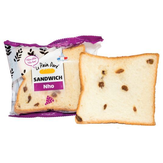 Bánh mì sandwich nho 4 lát