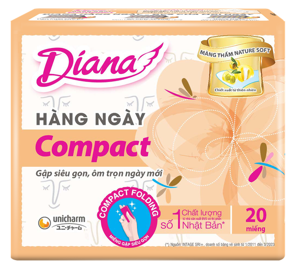 BVS Diana hàng ngày Sensi compact 20 miếng