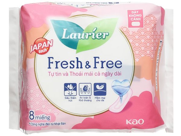 BVS Laurier dày không cánh 8 miếng