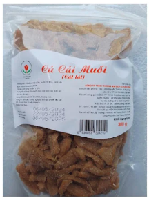 Củ cải muối cắt lát 300g