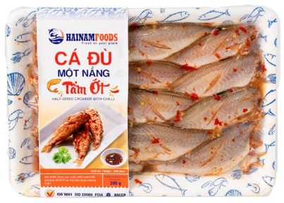 Cá đù 1 nắng tẩm ớt Hải Nam 300g