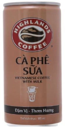 Cà phê sữa Highlands 185ml