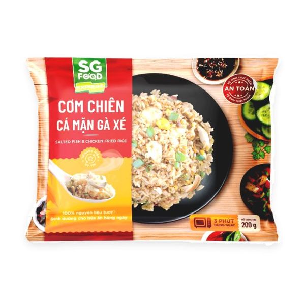 Cơm chiên cá mặn gà xé 200g