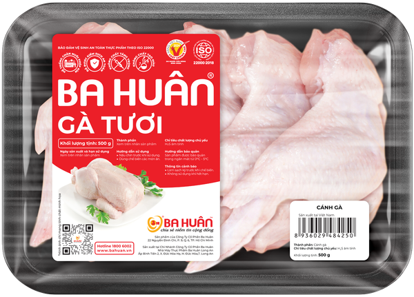 Cánh gà Ba Huân 500g