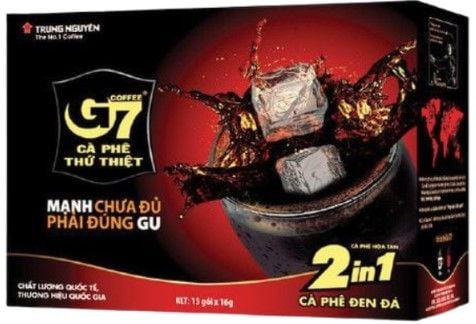 Cafe hòa tan Trung Nguyên 2in1 15x16g