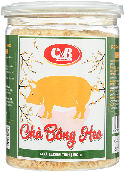 Chà bông heo C&B 150g