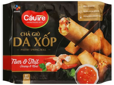 Chả giò da xốp tôm thịt Cầu Tre 400g