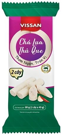 Chả lụa thủ que Vissan gói 80g