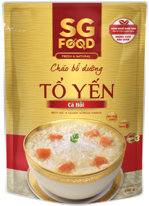 Cháo bổ dưỡng yến cá hồi 240g